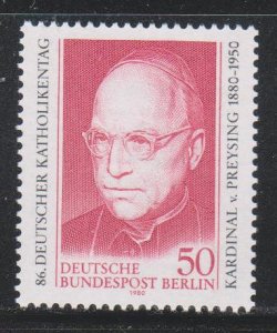 Germany,  50pf Cardinal Count Preysing (SC# 9N452) MNH