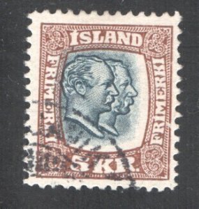 Iceland #85    VF, Used,  CV $350.00   ....   2790069