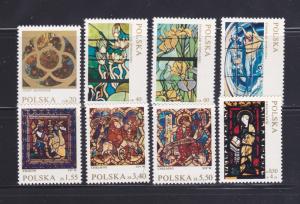 Poland 1832-1838, B122 Set MNH Art, Stained Glass Windows