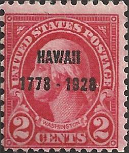 # 647 MNH - SCV-7.25 - Carmine George Washington Hawaii 