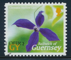 Guernsey  SG 1019  SC# 819  Flowers  First Day of issue cancel see scan