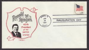 Ronald Reagan 1st Term Inauguration 1981 Artopages Cover