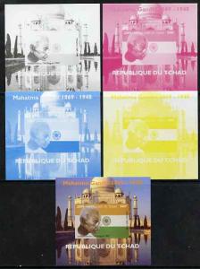 Chad 2009 Mahatma Gandhi #2 individual deluxe sheet - the...