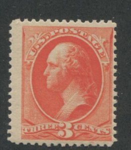 1887 US Stamp #214 Mint Hinged F/VF Original Gum Catalogue Value $60 