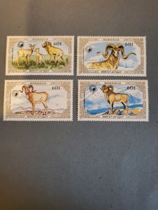 Stamps Mongolia Scott #1564-7 nh