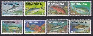 Dominica 1136-1143 Fish MNH VF