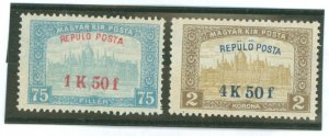 Hungary #C1-C2 Mint (NH) Single (Complete Set)