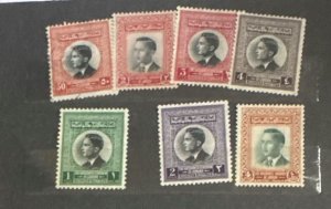 Jordan Definitives (King Hussein issues - 1950s issues)