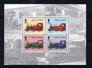 Isle of Man - 1998 -  Steam Railway - MNH Bklt Pane  # 784a