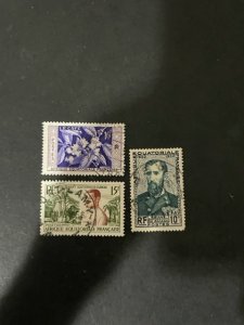 French Equatorial Africa sc 185,187,193 u