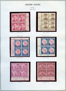 US Scott 1030-53 Liberty Issue  cpmplete 27 Mint NH Plate Blocks