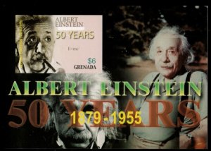 Grenada 2005 - Albert Einstein - IMPERF Souvenir Stamp Sheet - Scott #3518 - MNH