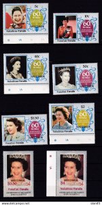 Tuvalu 1986 Various portrait MNH Specimen Elizabeth II 15412