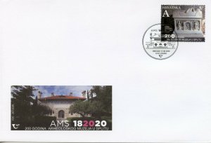 Croatia Archaeology Stamps 2020 FDC Split Archaeological Museum Art 1v Set