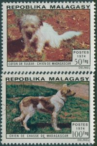 Malagasy 1974 SG289-290 Dogs set MNH