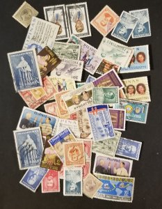 Philippines 50 Used Postage Stamp Lot z7039 