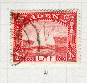 ADEN; 1937 early Dow pictorial issue fine used 2a. value