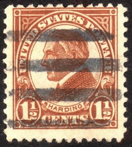 1925, US 1 1/2c, Harding, Used, Sc 553