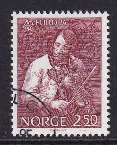 Norway   #861  cancelled  1985  Europa 2.50k Augundsson , fiddler