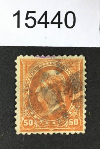 US STAMPS # 275 USED CV. $40 LOT #15440