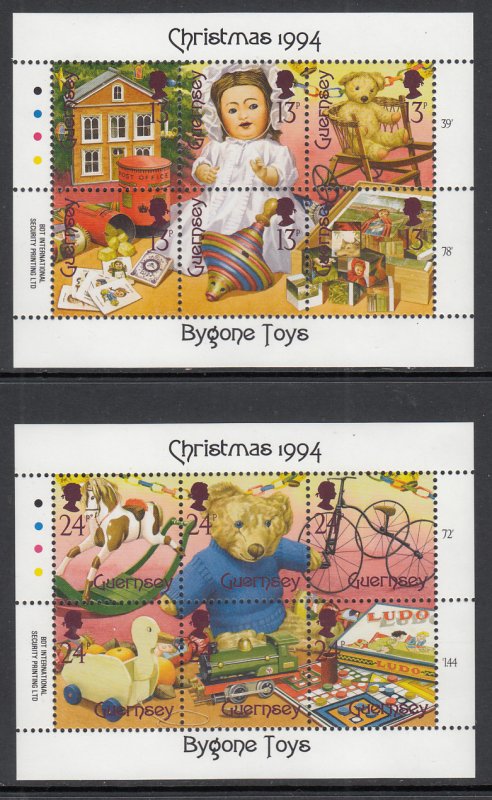 Guernsey 541-542 Christmas MNH VF