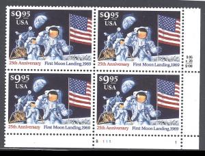 U.S. 1994  Scott #2842 plate block MNH (CV 82.50)