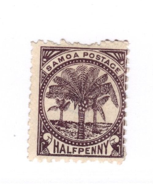 Samoa #9d Perfs Used - Stamp CAT VALUE $5.75