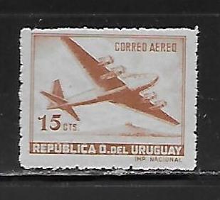 Uruguay C147 15c Plane single MNH