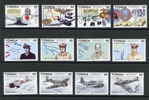 Tonga SG1165/76 set of 12 U/M Cat 35 pounds