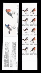 [59892] Norway 1982 Birds Vögel Oiseaux Ucelli Booklet MNH