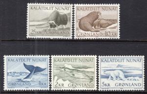 Greenland 71-75 MNH VF