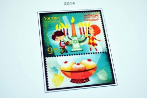 COLOR PRINTED ISRAEL [+TABS] 2011-2020 STAMP ALBUM PAGES (81 illustrated pages)