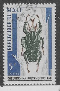 Mali #99 2000fr    Beetle   (U)  CV $10.00