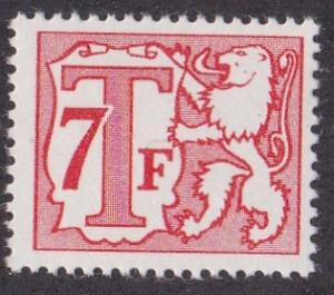 Belgium # J67, Postage Due, NH.