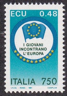 Italy # 1834, United Europe, NH, 1/2 Cat.