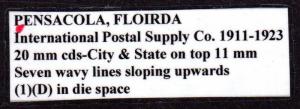 $Florida Machine Cancel Cover, Pensacola, 1/14/19xx, 1, D in die space