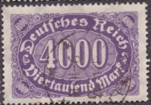 Germany 207 1923 Used