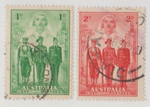 Australia Scott #184-185 Stamp - Used Set