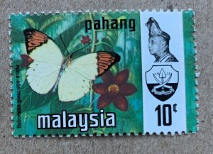Pahang 1971 10c Butterflies, MNH. Scott 94, CV $1.25. SG 100
