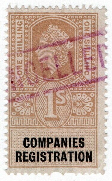 (I.B) Elizabeth II Revenue : Companies Registration 1/-