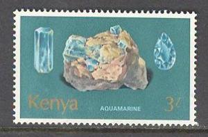 KENYA Sc# 108 MNH FVF Aquamarine Gemstone