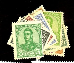 ARGENTINA 144-57 MINT FVF OG HR Cat $22