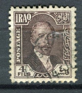 IRAQ; 1932 early Portrait Faisal issue used 4f. value