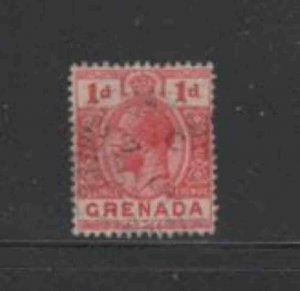 GRENADA #80 1913 1p KING GEORGE V F-VF USED m