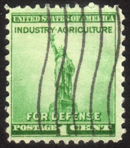 1940, US 1c, Statue Of Liberty, Used, Sc 899