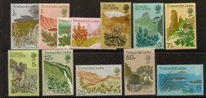 TRISTAN DA CUNHA SG158/69 1972 FOWERS MNH