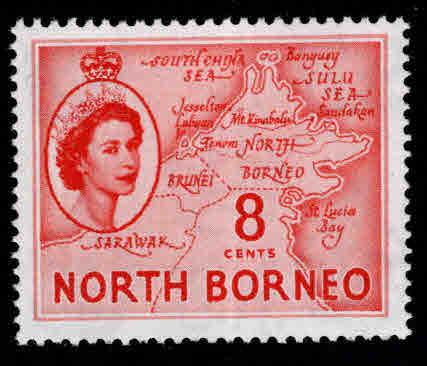 North Borneo Scott 266 MNH** QE2 stamp