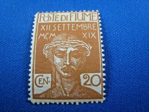 FIUME  1920  -  SCOTT # 102  -  MLH           (Hf8)