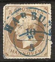 Hanover SC# 29 Great Blue Cancel .....Cat Val $70
