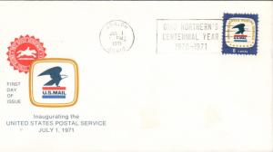 #1396 OH, Ada 7-1-71 USPS FDC